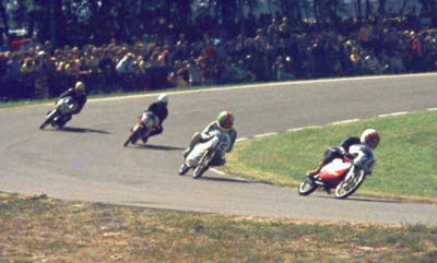TT Assen 1973 50cc Ton Kooyman-Rudolf Kunz-Harald Bartol-Jan Huberts